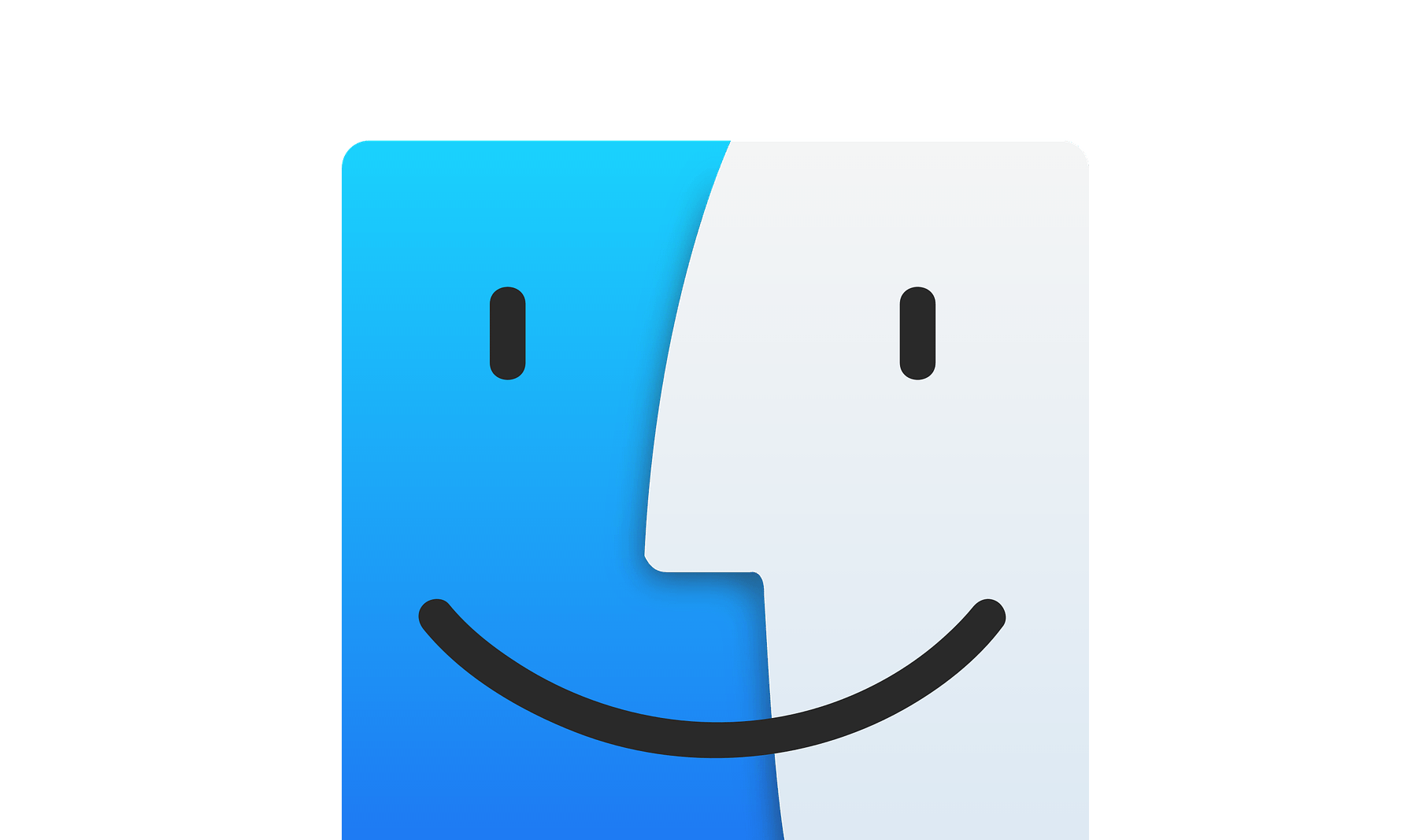 macOS logo double face