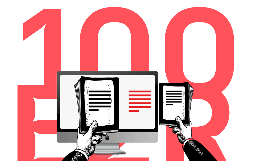 Responsive typography reading distance, 100e2r