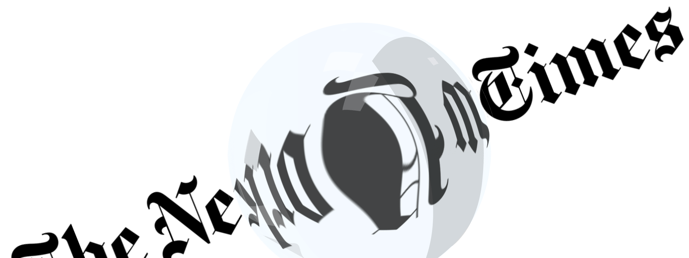 New York Times Logo Crystal Ball