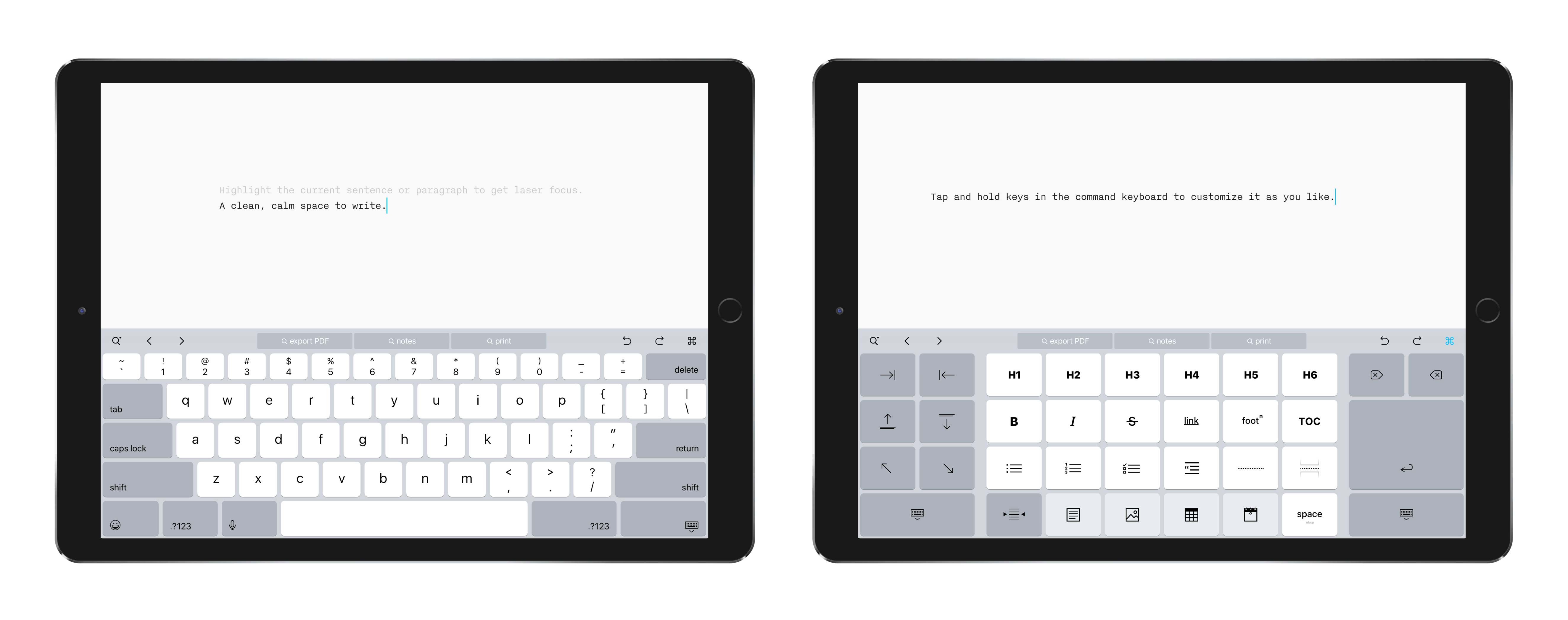 iA Writer 5 for iPad Quicksearch