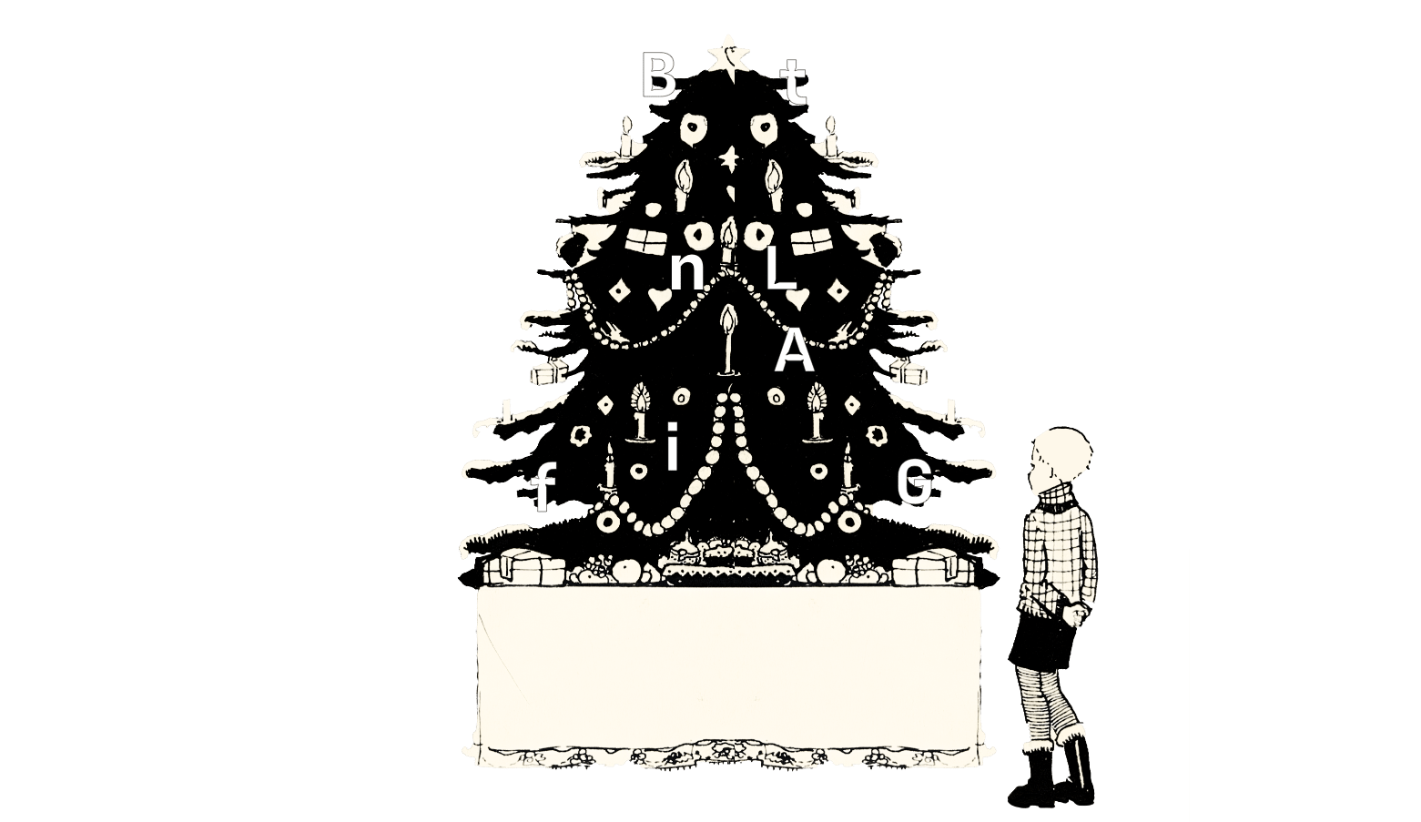 Iwan bij een kerstboom, C. Goes, in or before 1929, Rijksmuseum