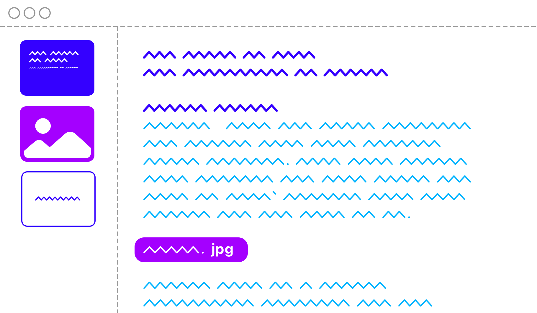 illustration of iA Presenter Editor with some slide content