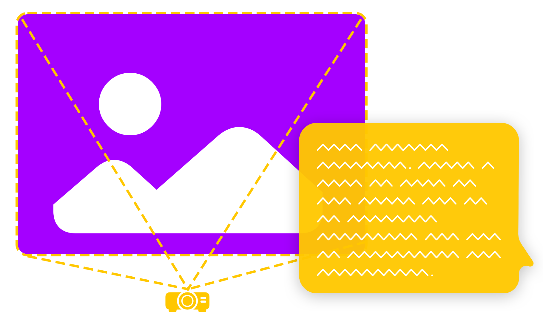 illustration of iA Presenter presentation and teleprompter panes