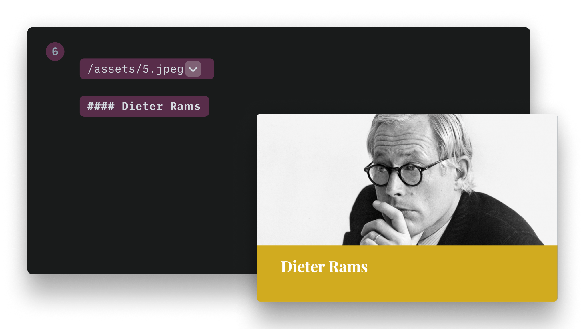 A screenshot of the Presenter's Editor with a preview of the caption layout.