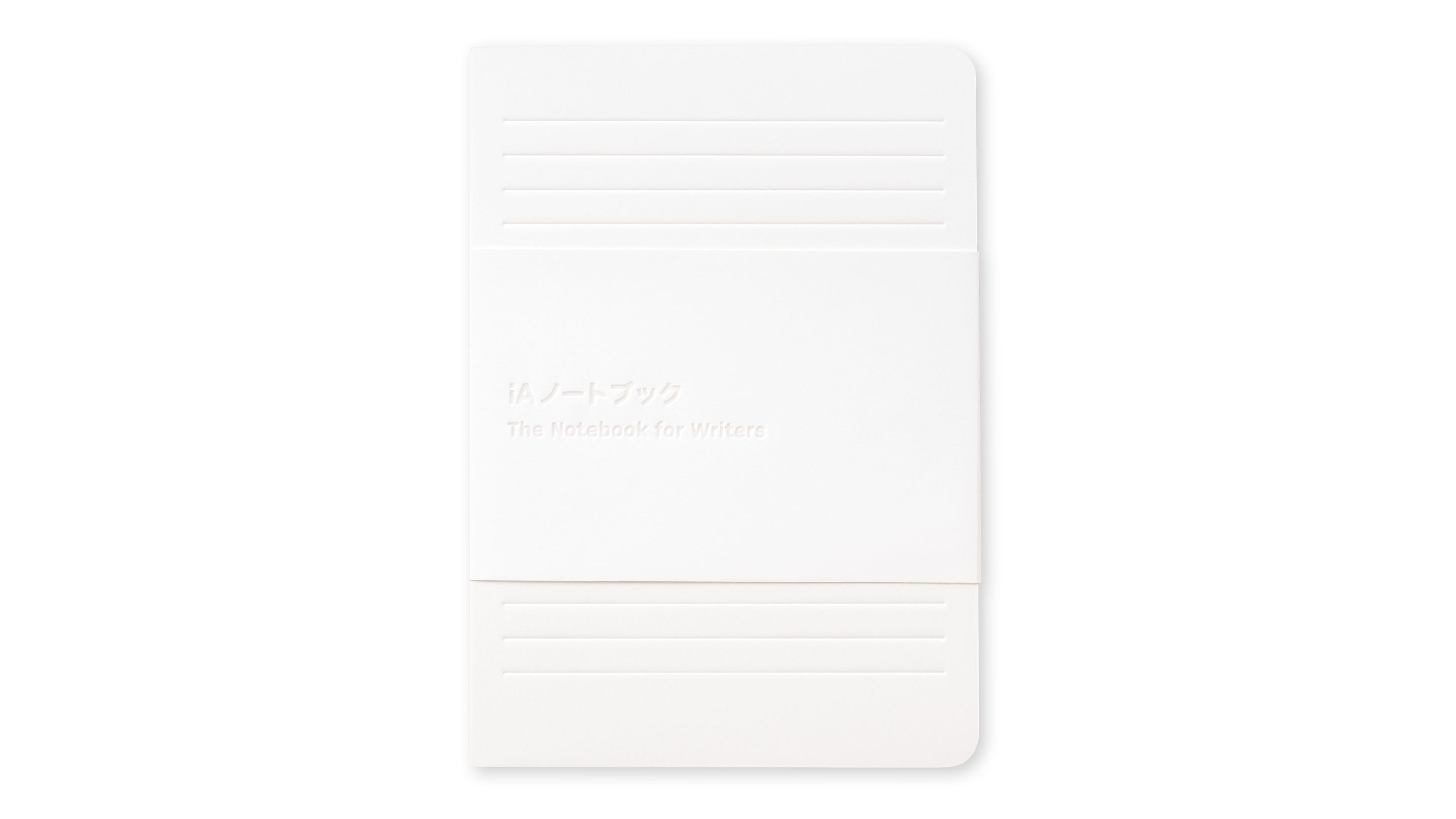 The cover of the iA Notebook on a white background