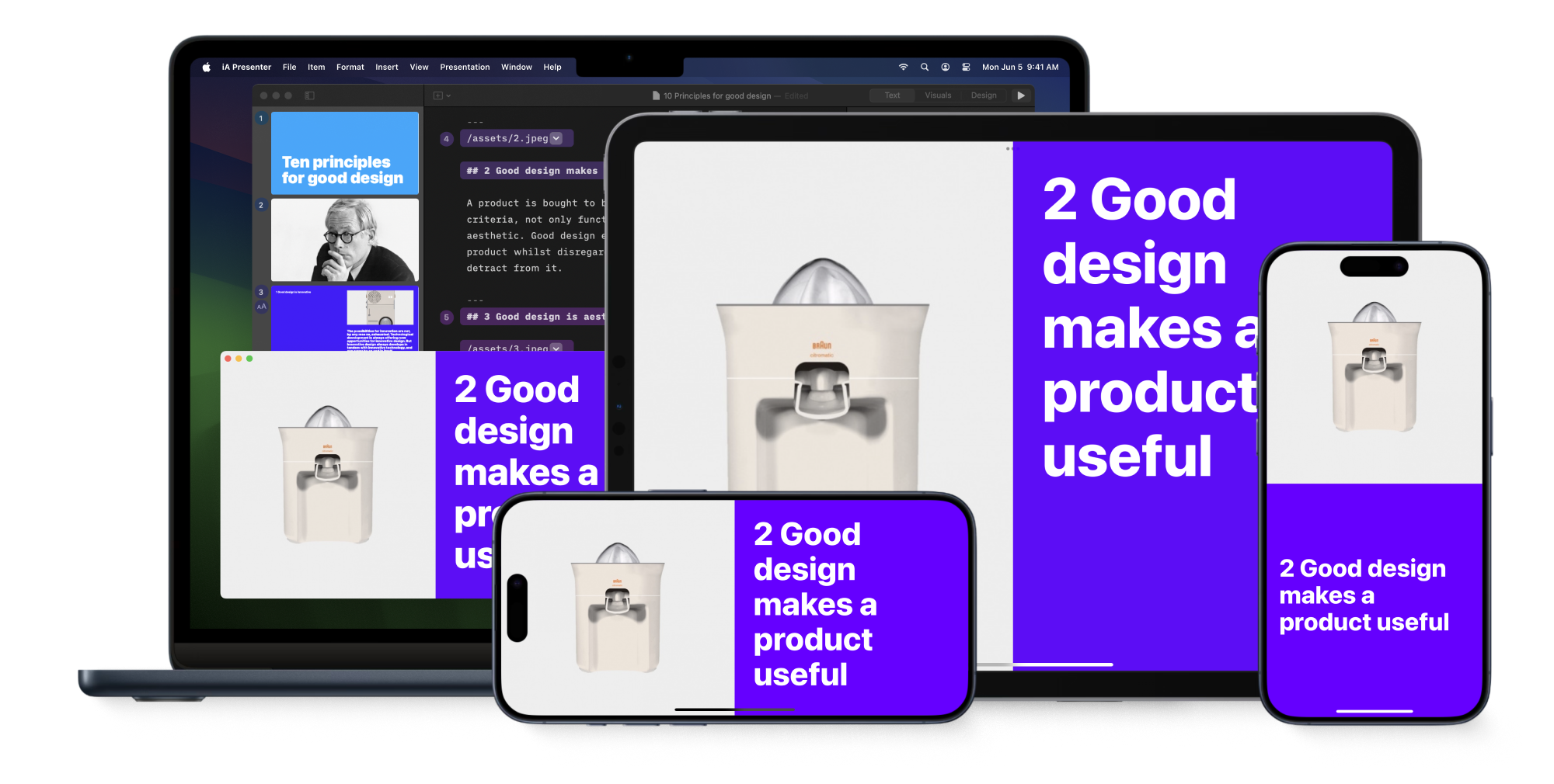 iA Presenter iPad iPhone