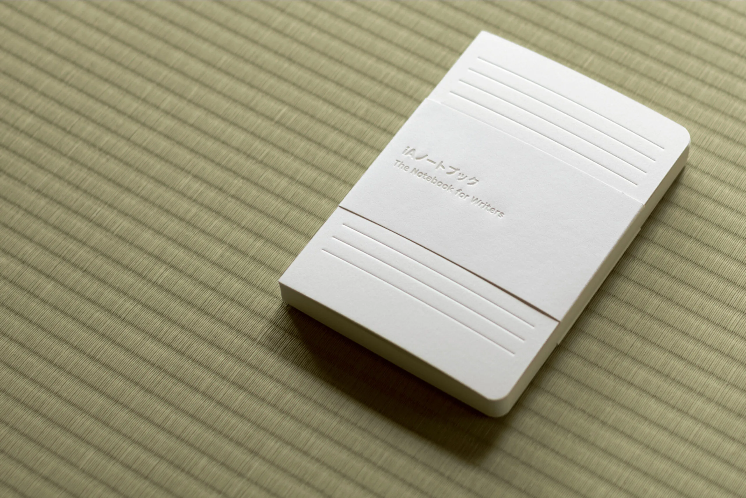 Notebook on a tatami mat