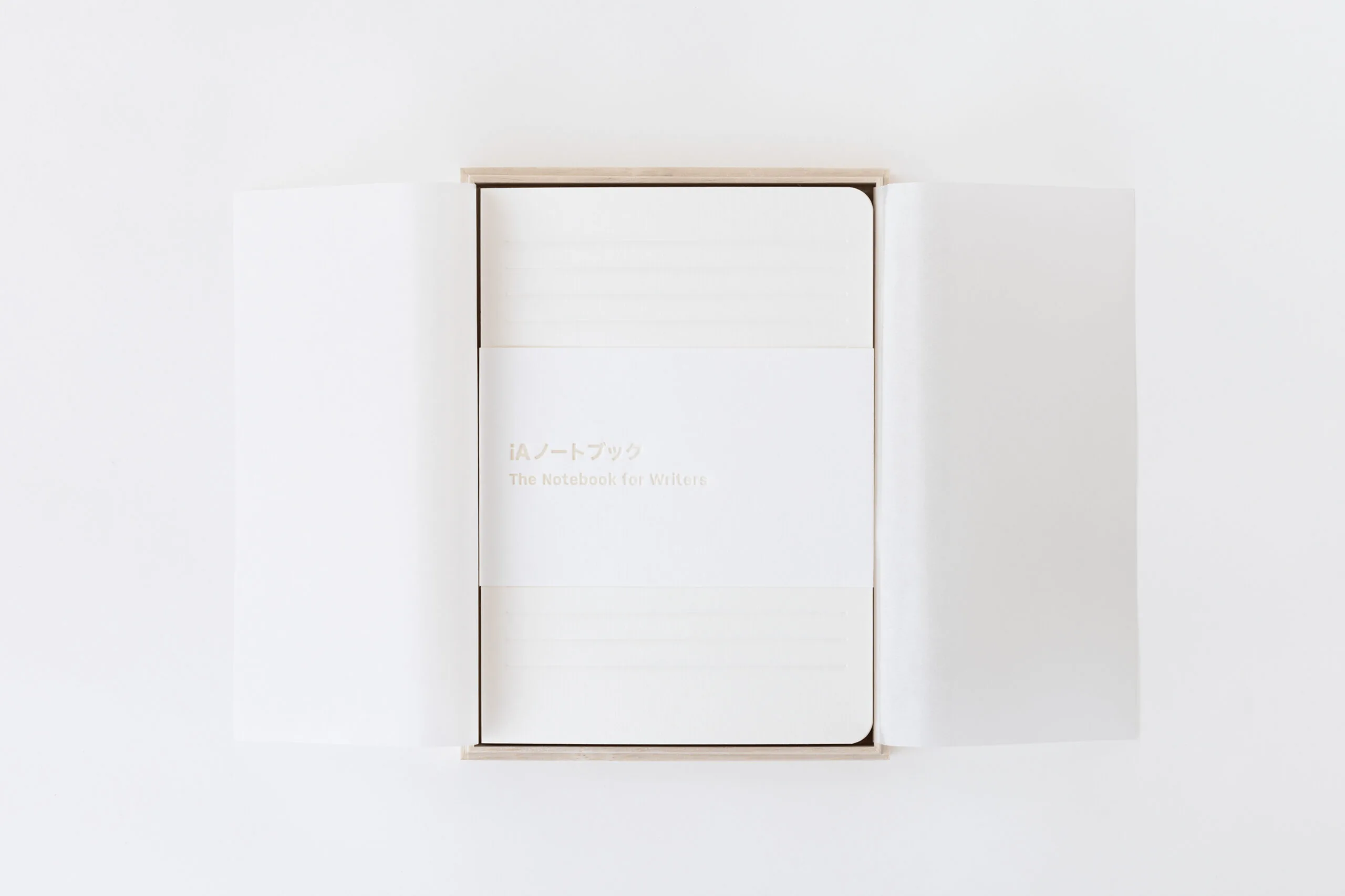 Notebook revealed in opened box