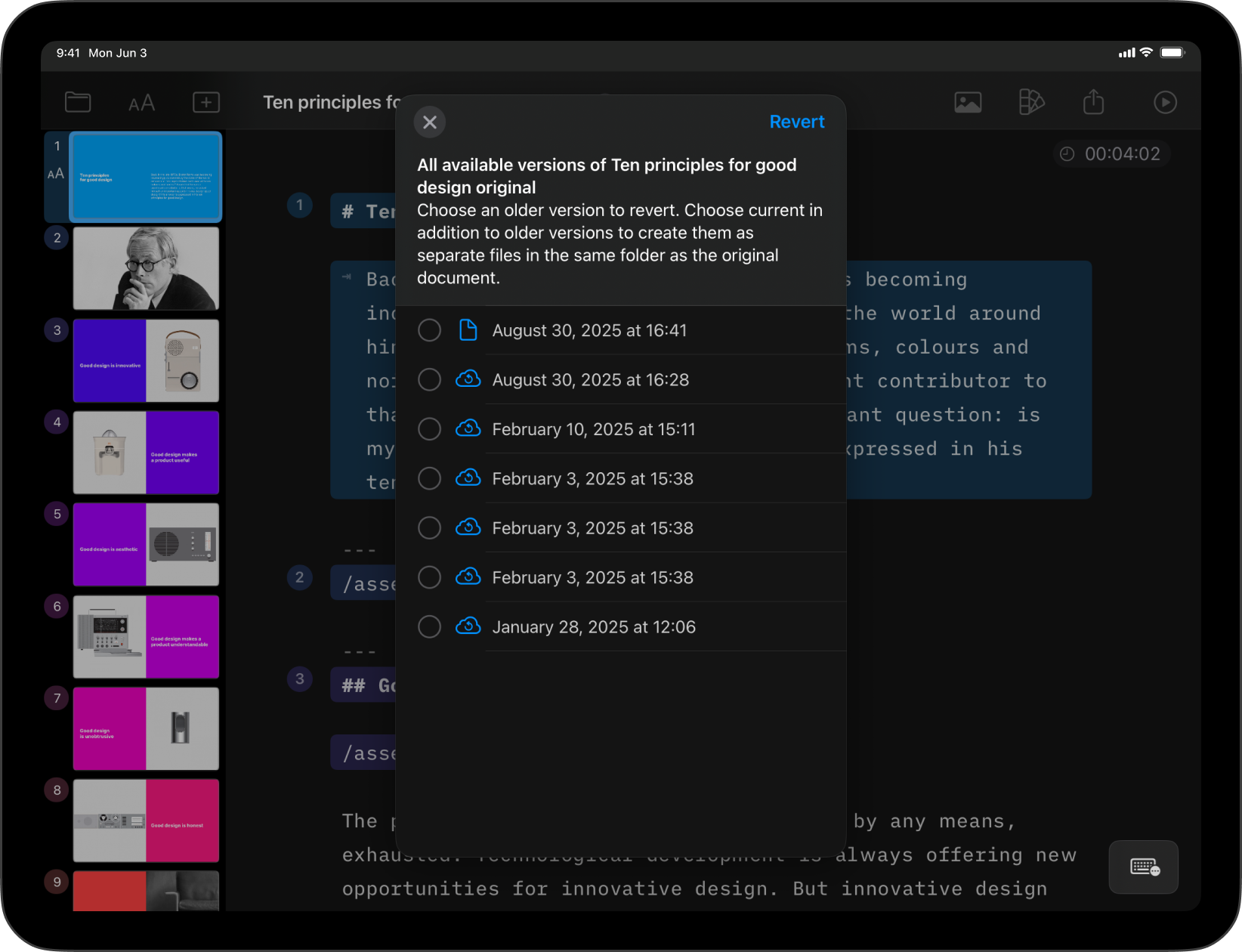 Backups And Recovery iPad