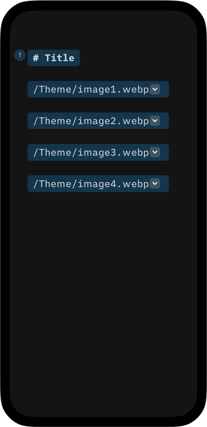 In the same slide, a title and four images.