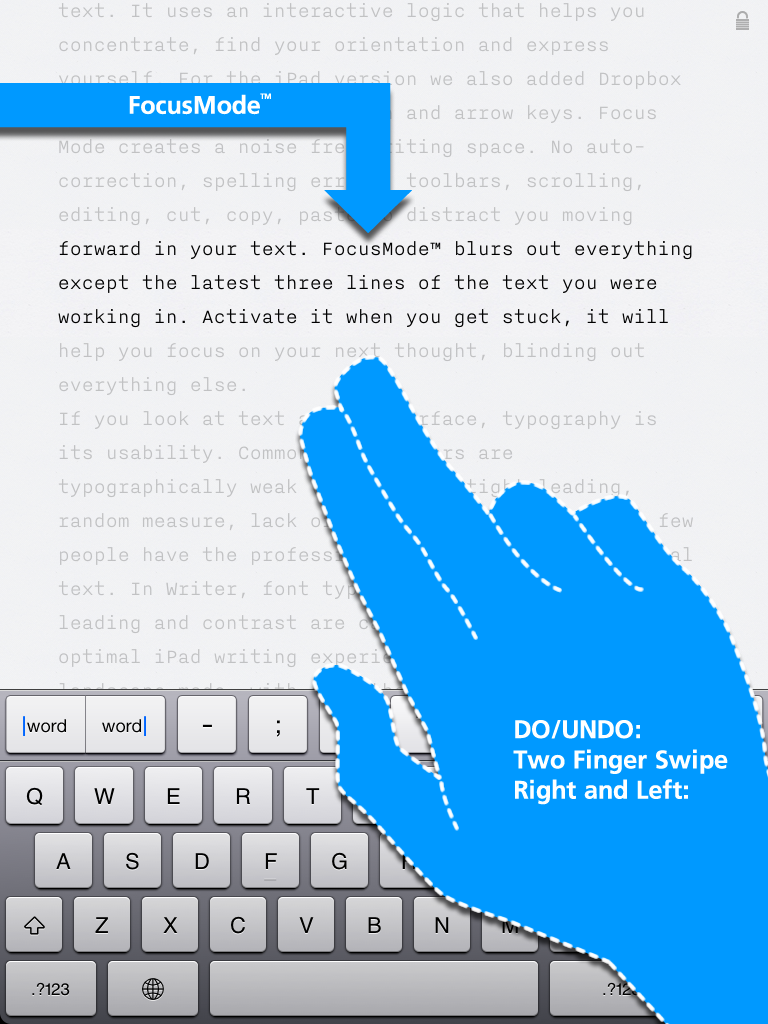 iA Writer Focus Mode demo
